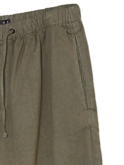 Sale Cropp Ciemnozielone jeansy parachute zielony