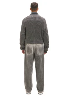 Clearance Cropp Cieniowane spodnie wide leg szary