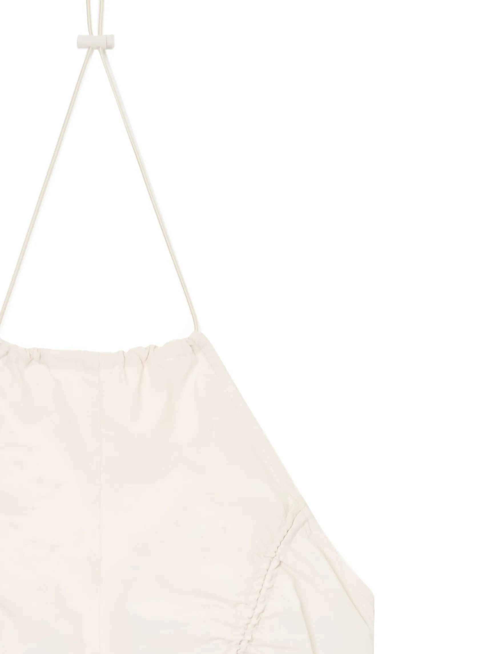 Fashion Cropp Crop top z regulacją jasnopomarańczowy