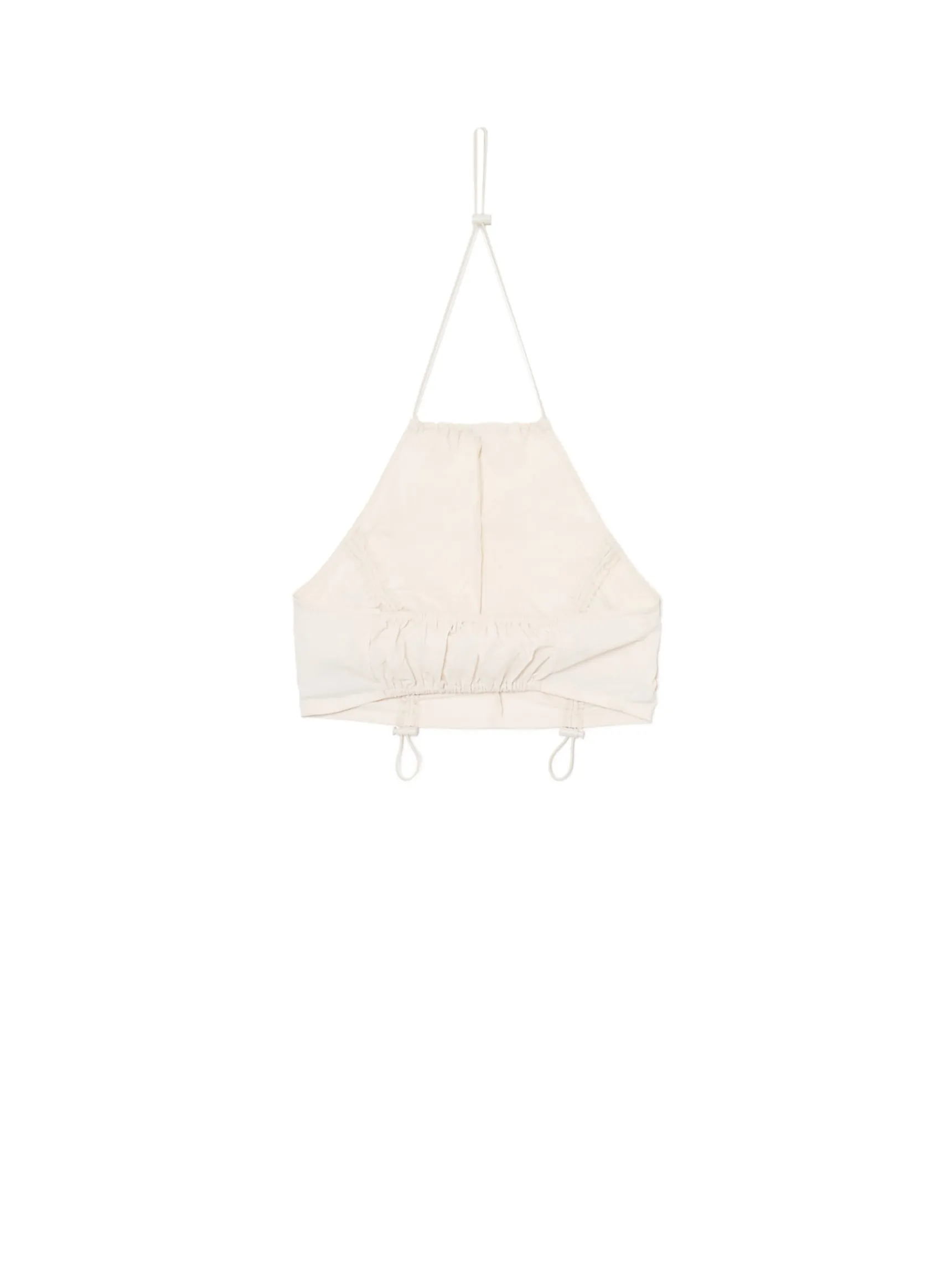 Fashion Cropp Crop top z regulacją jasnopomarańczowy