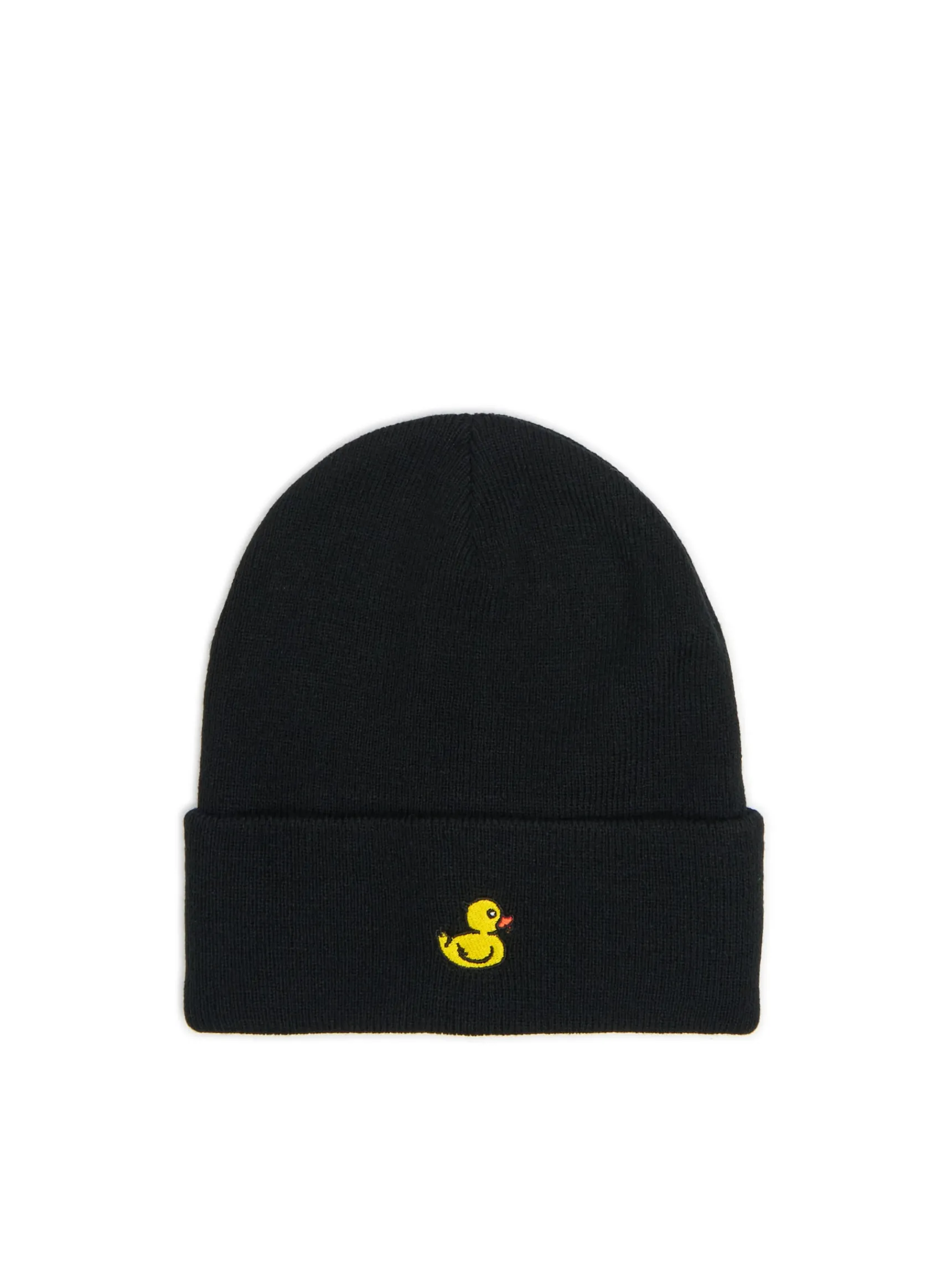 New Cropp Czapka beanie z naszywką kaczki czarny