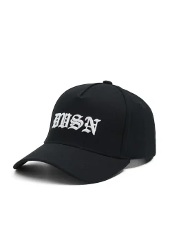 Online Cropp Czapka z daszkiem i haftem biały