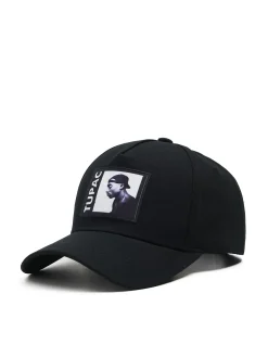 Clearance Cropp Czapka z daszkiem Tupac biały