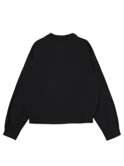 Sale Cropp Czarna bawełniana kurtka katanka czarny