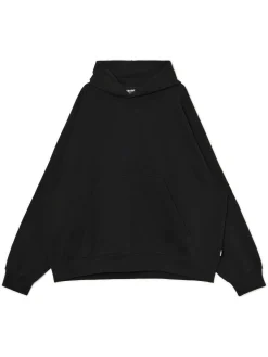 Fashion Cropp Czarna bluza oversize z kapturem czarny