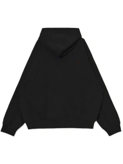 Fashion Cropp Czarna bluza oversize z kapturem czarny