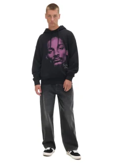 Sale Cropp Czarna bluza Snoop Dogg czarny