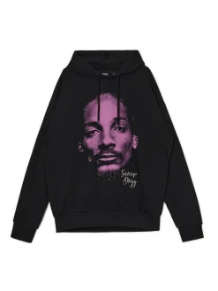 Sale Cropp Czarna bluza Snoop Dogg czarny