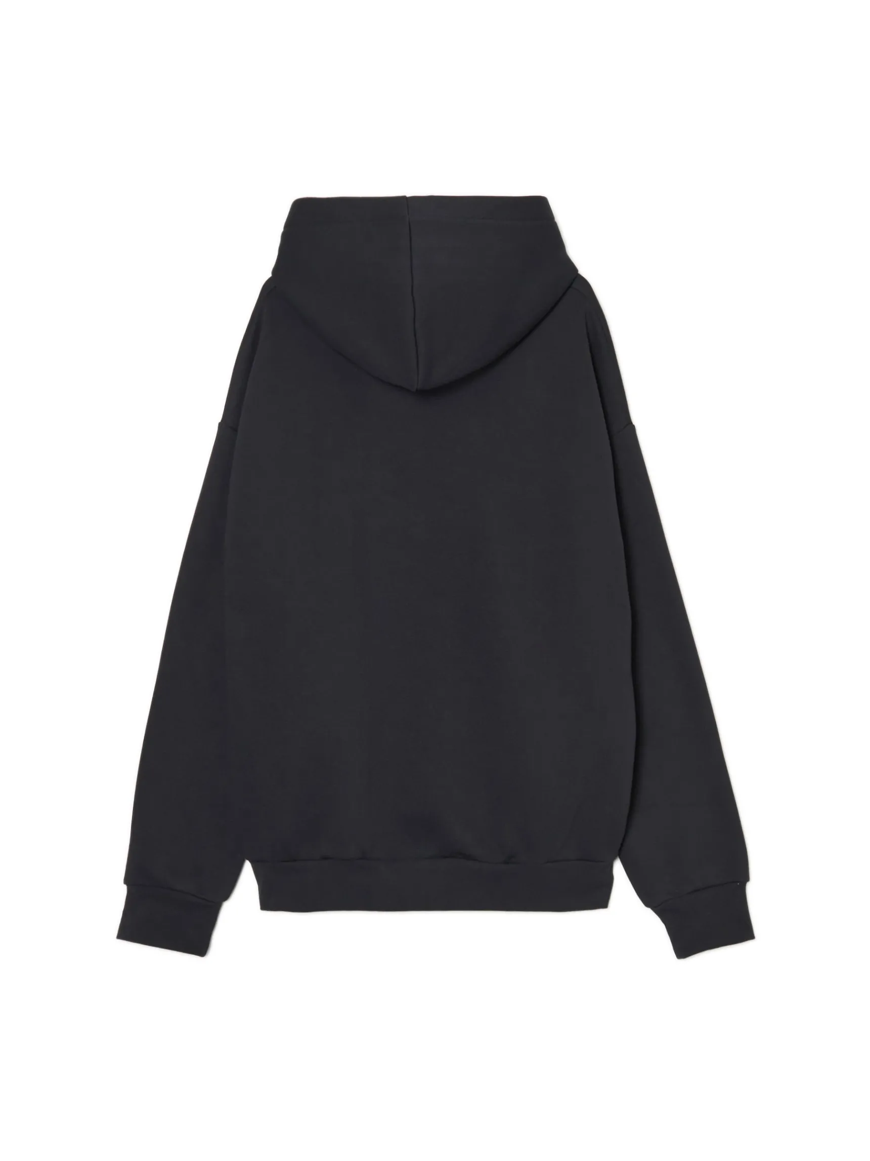Discount Cropp Czarna bluza z aplikacją czarny