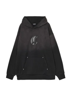 Outlet Cropp Czarna bluza z kapturem czarny