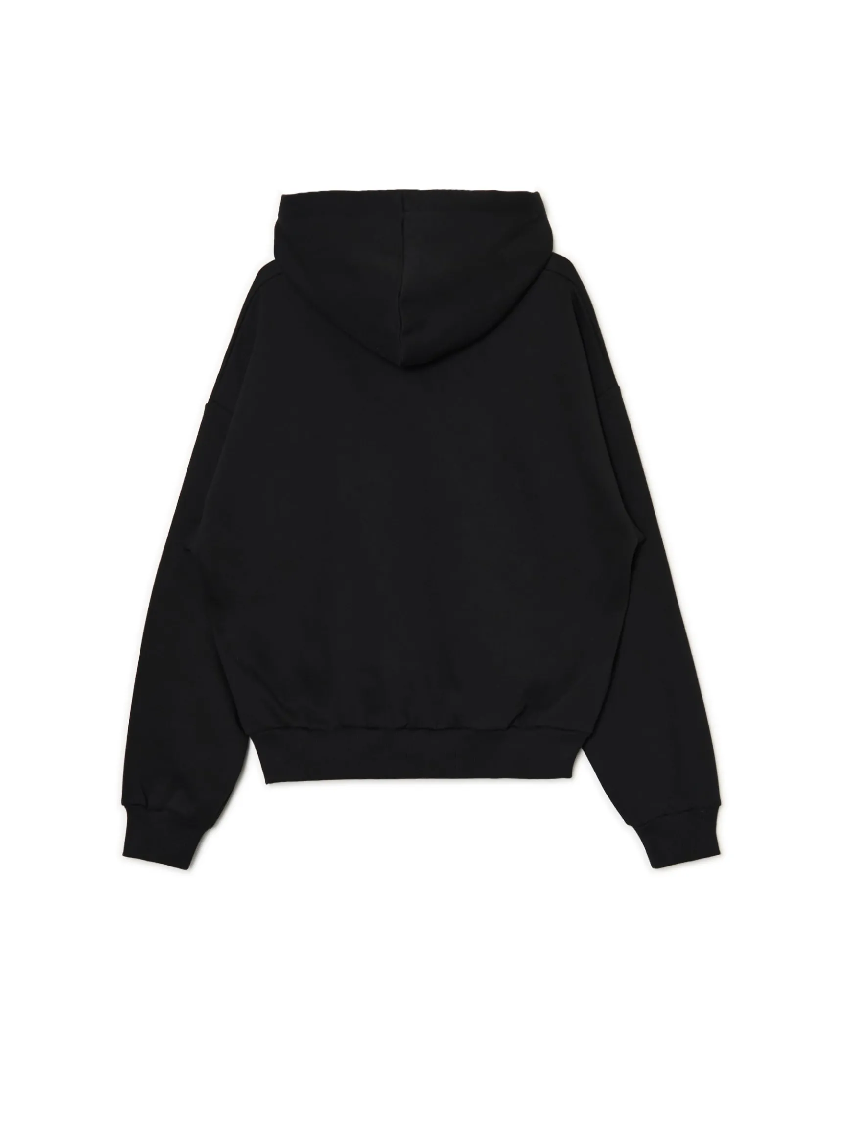 Clearance Cropp Czarna bluza z kapturem UNISEX czarny
