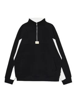 New Cropp Czarna bluza ze stójką czarny
