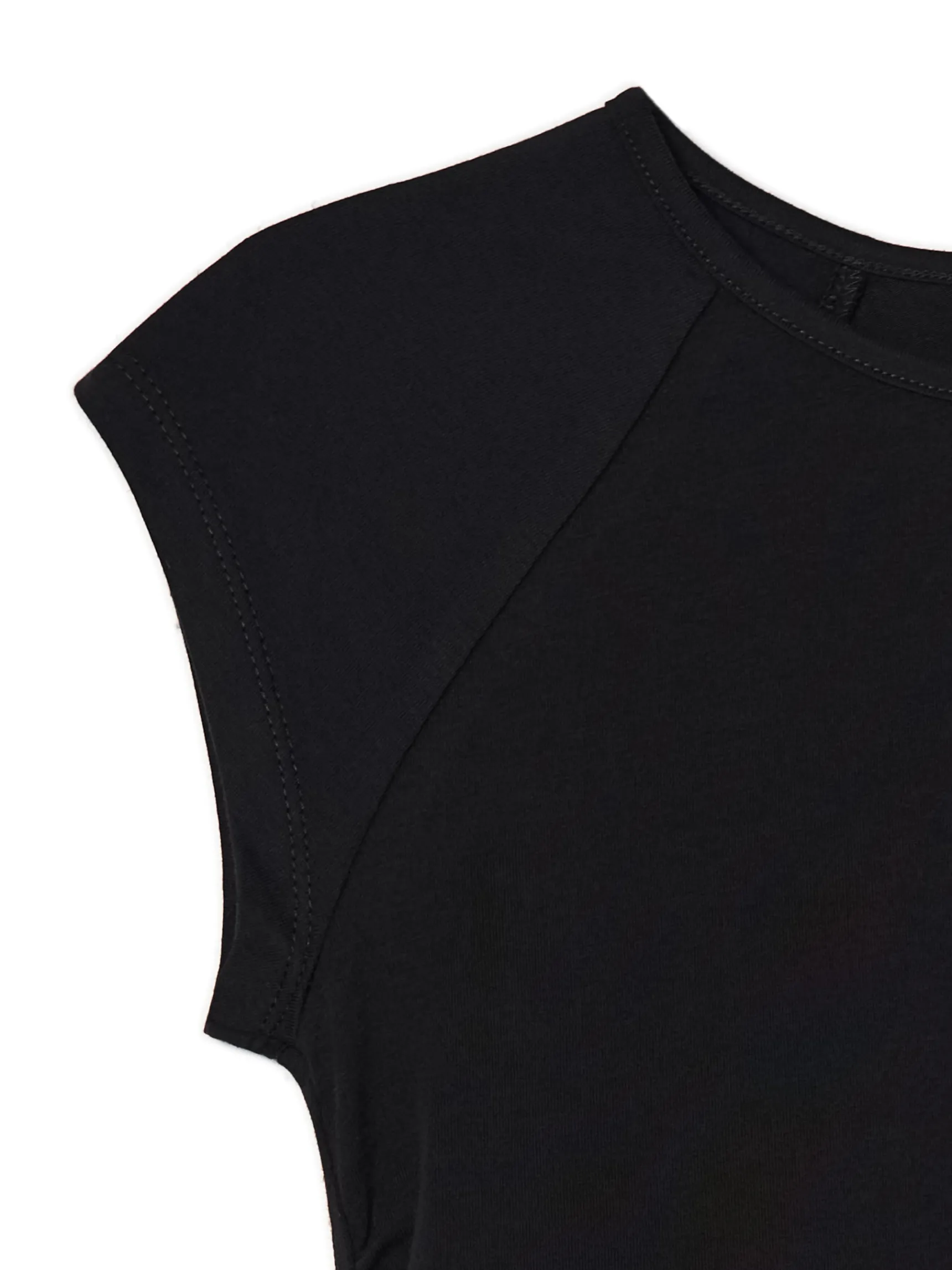 Clearance Cropp Czarna bluzka z marszczeniem czarny