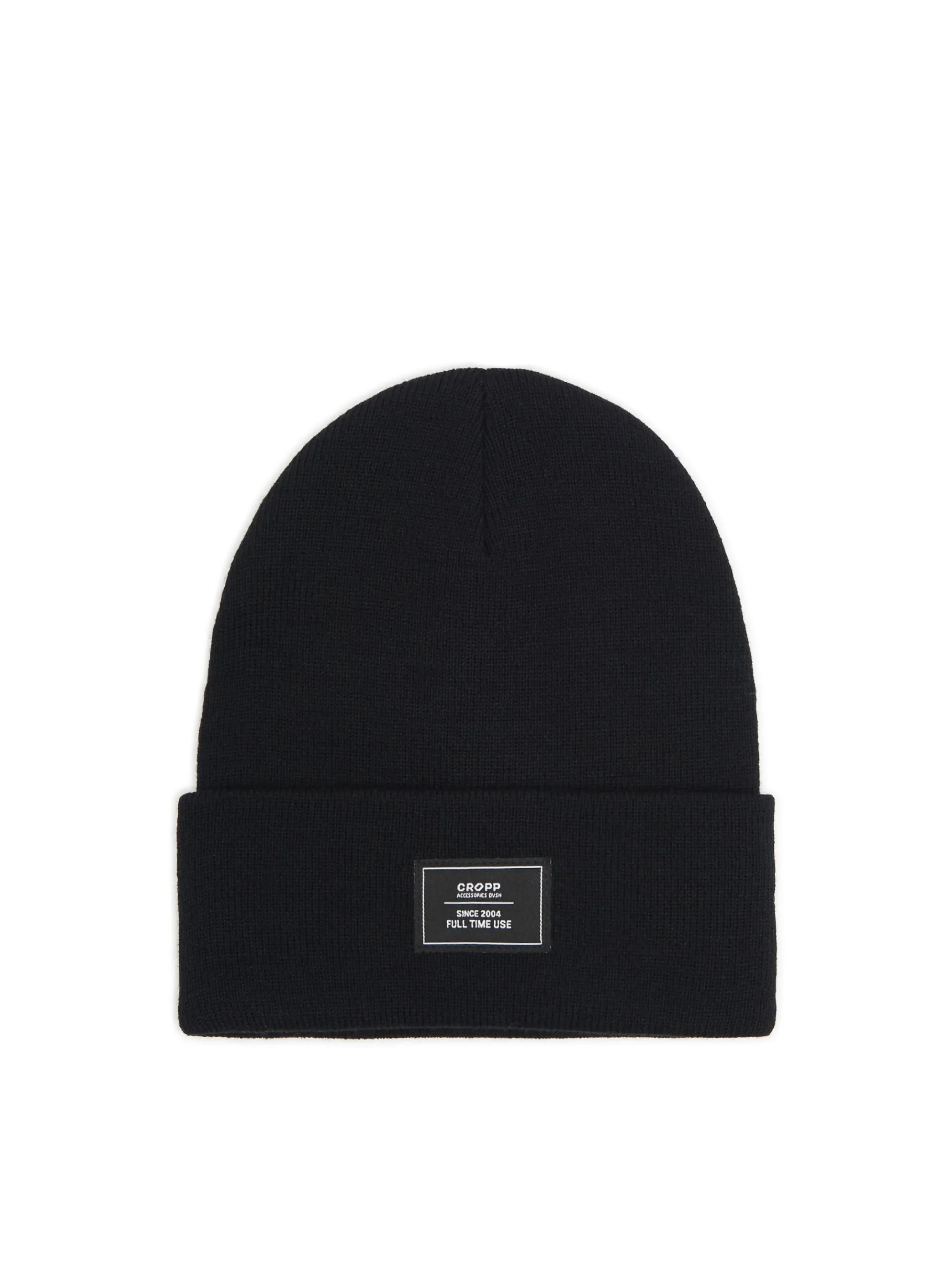 Online Cropp Czarna czapka beanie czarny
