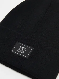 Online Cropp Czarna czapka beanie czarny