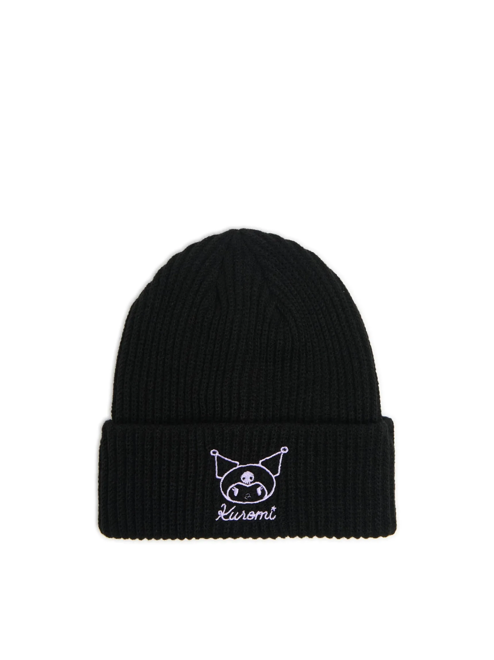 Online Cropp Czarna czapka beanie Kuromi czarny