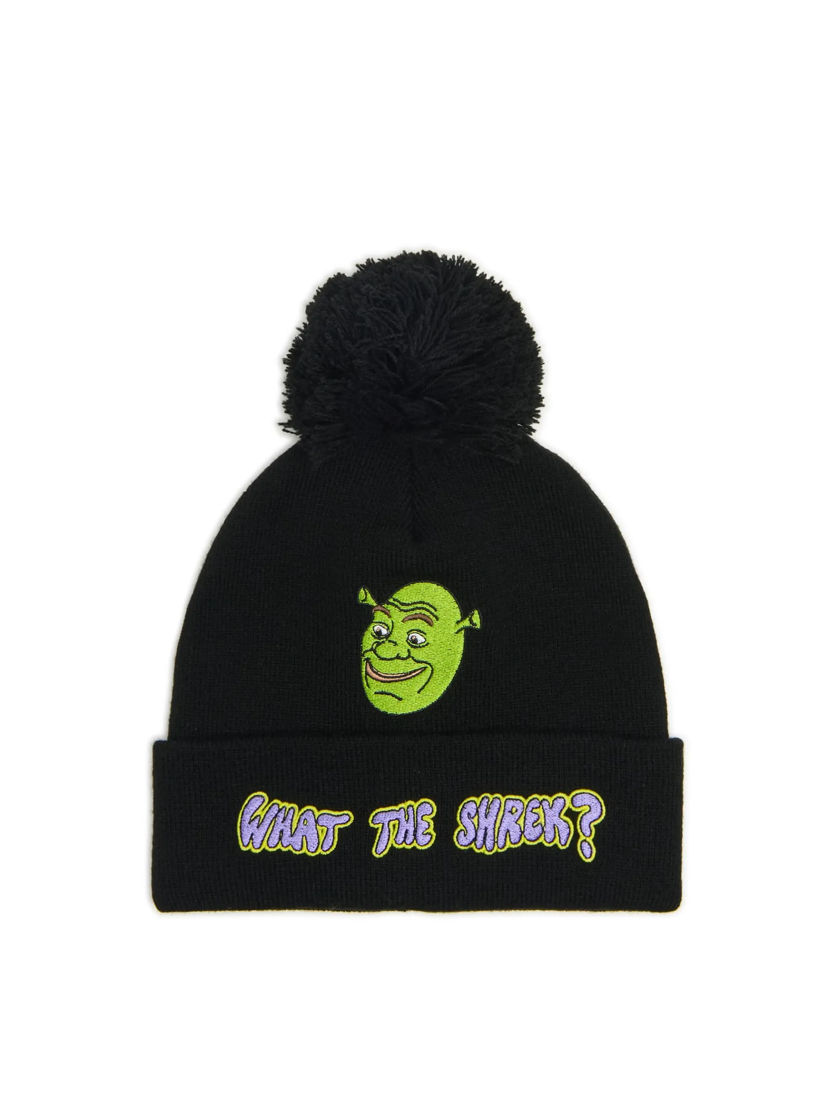 Discount Cropp Czarna czapka beanie Shrek czarny