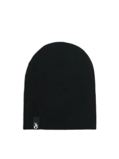 Discount Cropp Czarna czapka beanie z wiskozą czarny