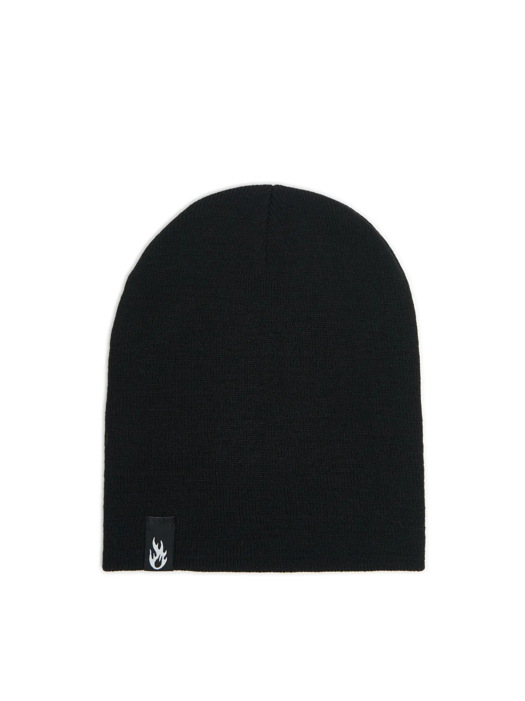 Discount Cropp Czarna czapka beanie z wiskozą czarny