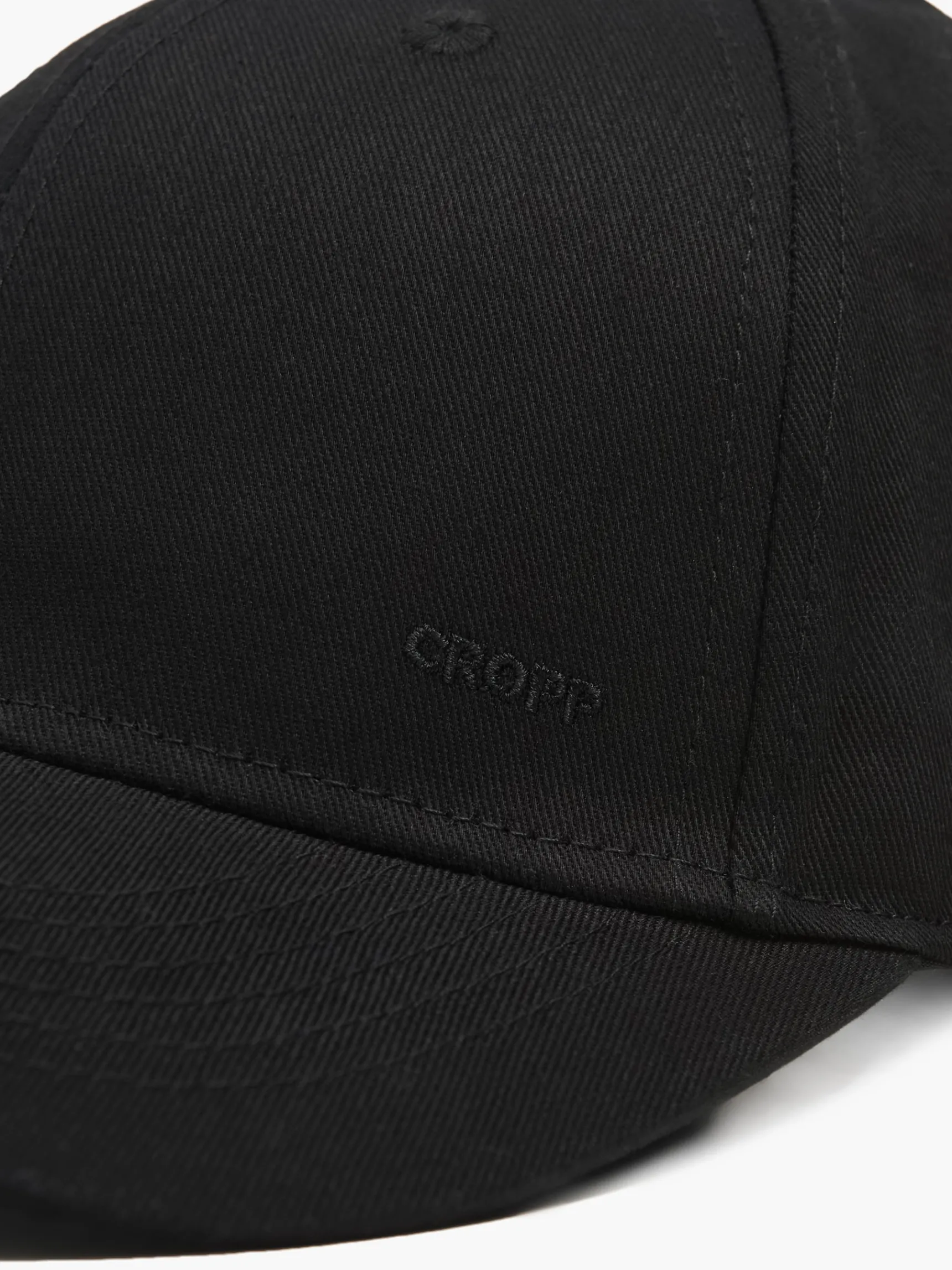 Best Cropp Czarna czapka z daszkiem czarny