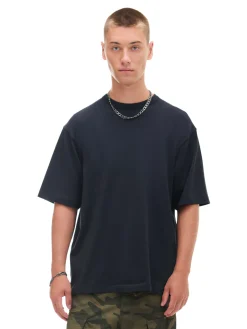 Fashion Cropp Czarna gładka koszulka czarny