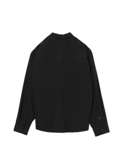 Clearance Cropp Czarna koszula z haftem czarny