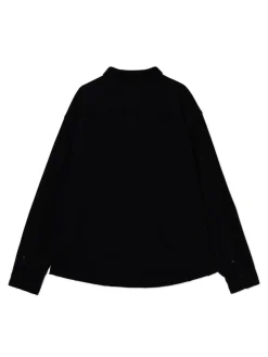 Sale Cropp Czarna koszula z postrzępieniami czarny