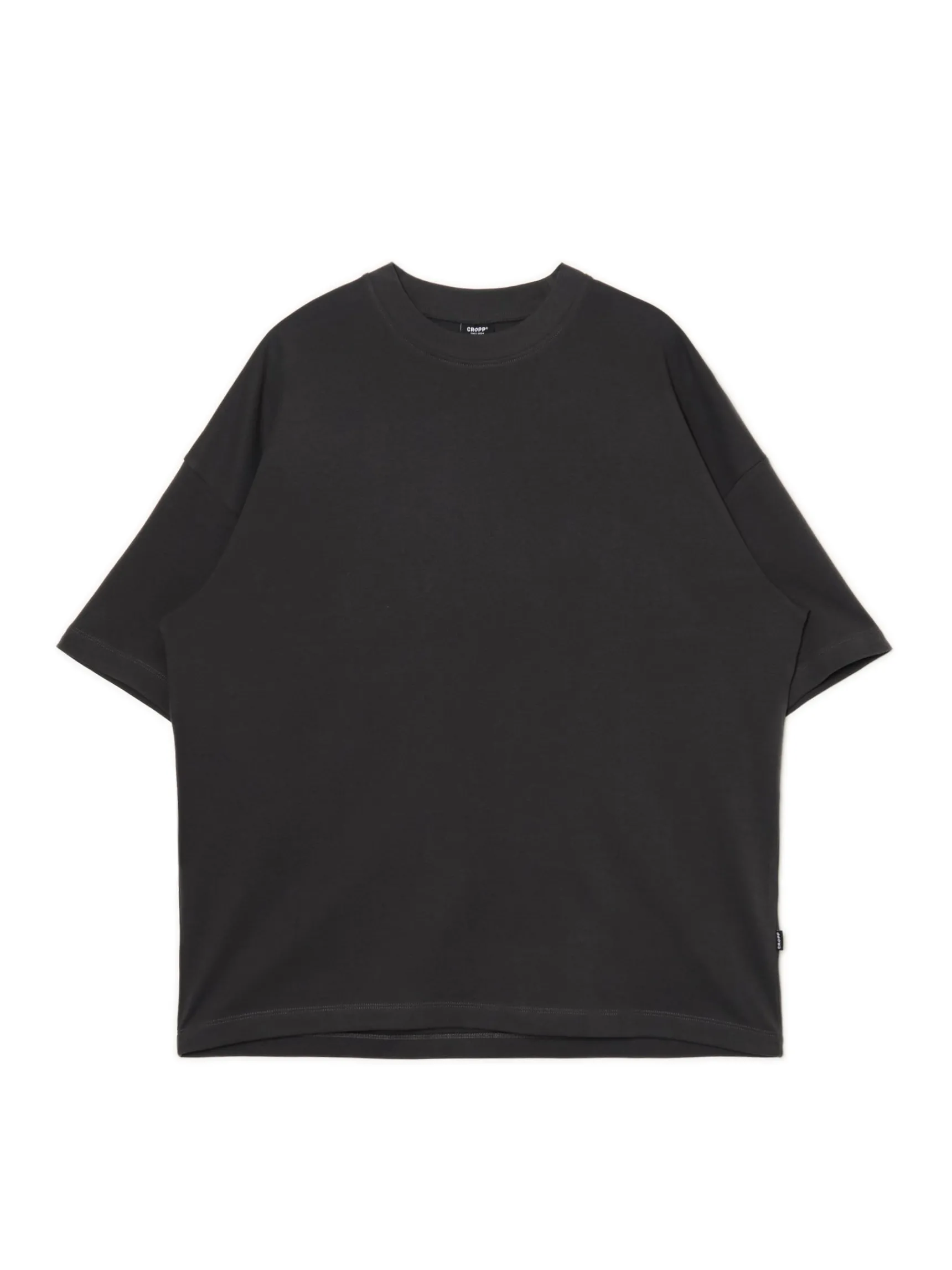 Sale Cropp Czarna koszulka basic szary