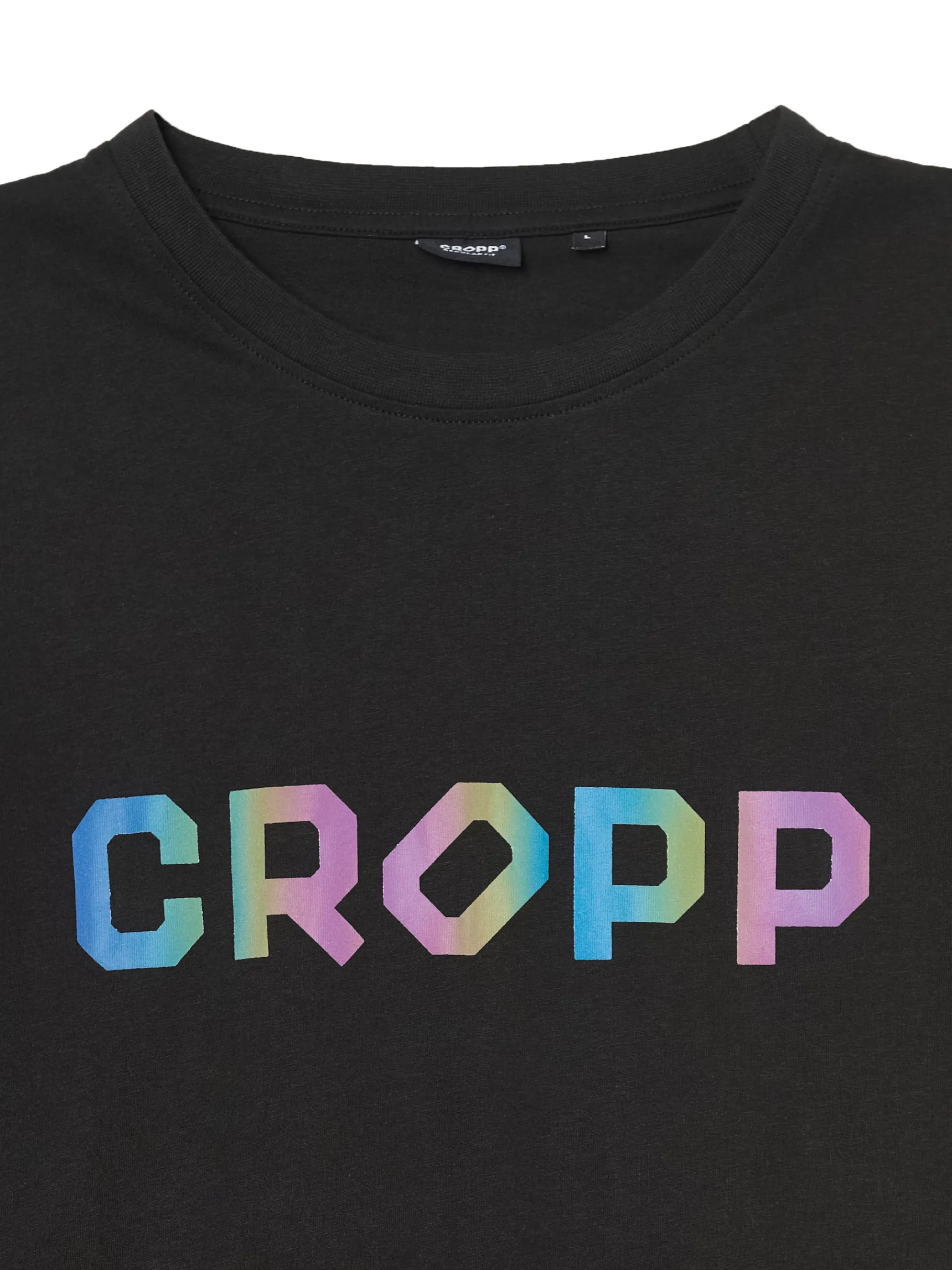 Outlet Cropp Czarna koszulka czarny