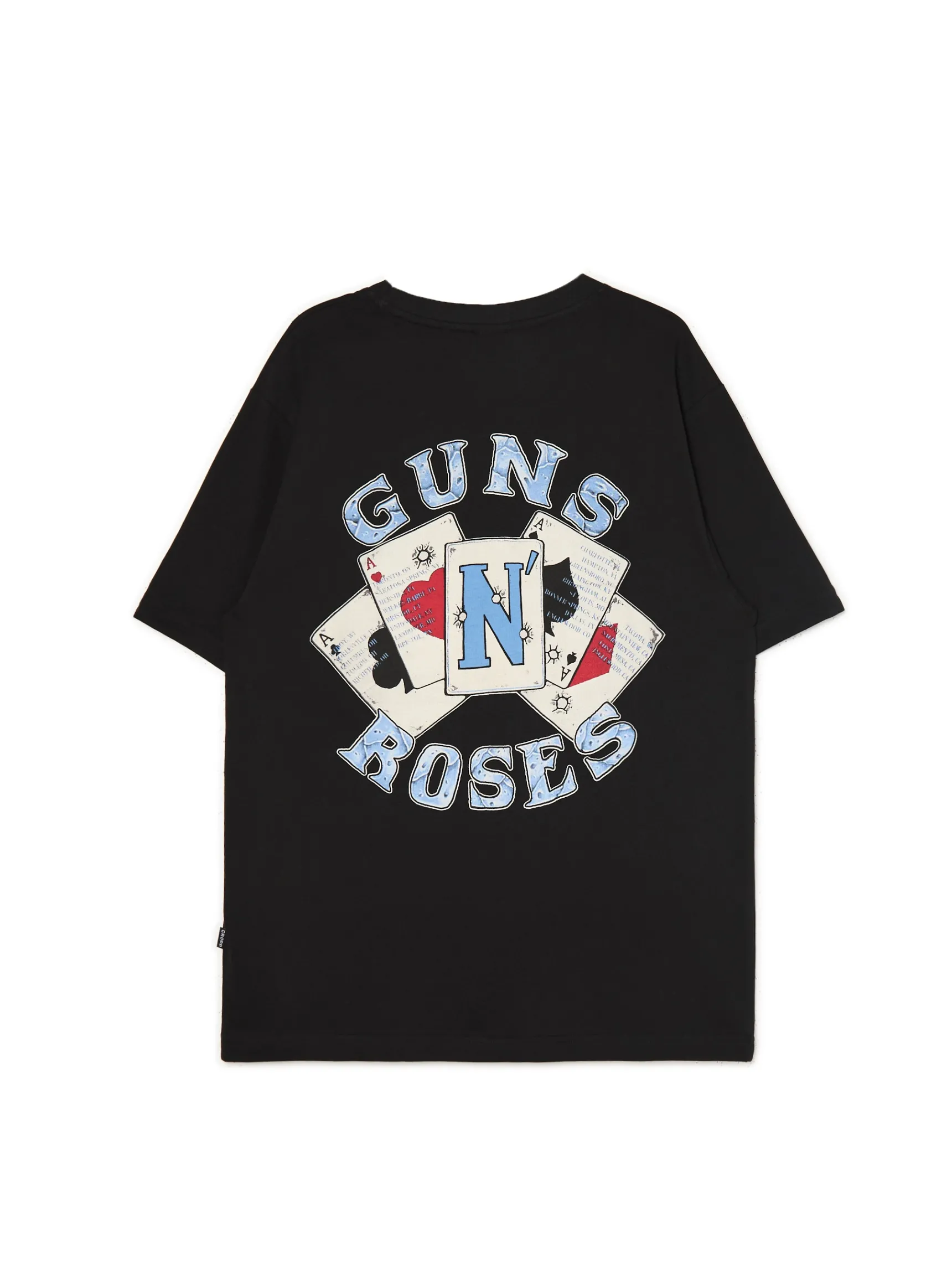 Clearance Cropp Czarna koszulka Guns N' Roses czarny