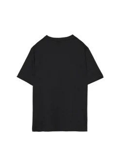 Clearance Cropp Czarna koszulka z motylem czarny