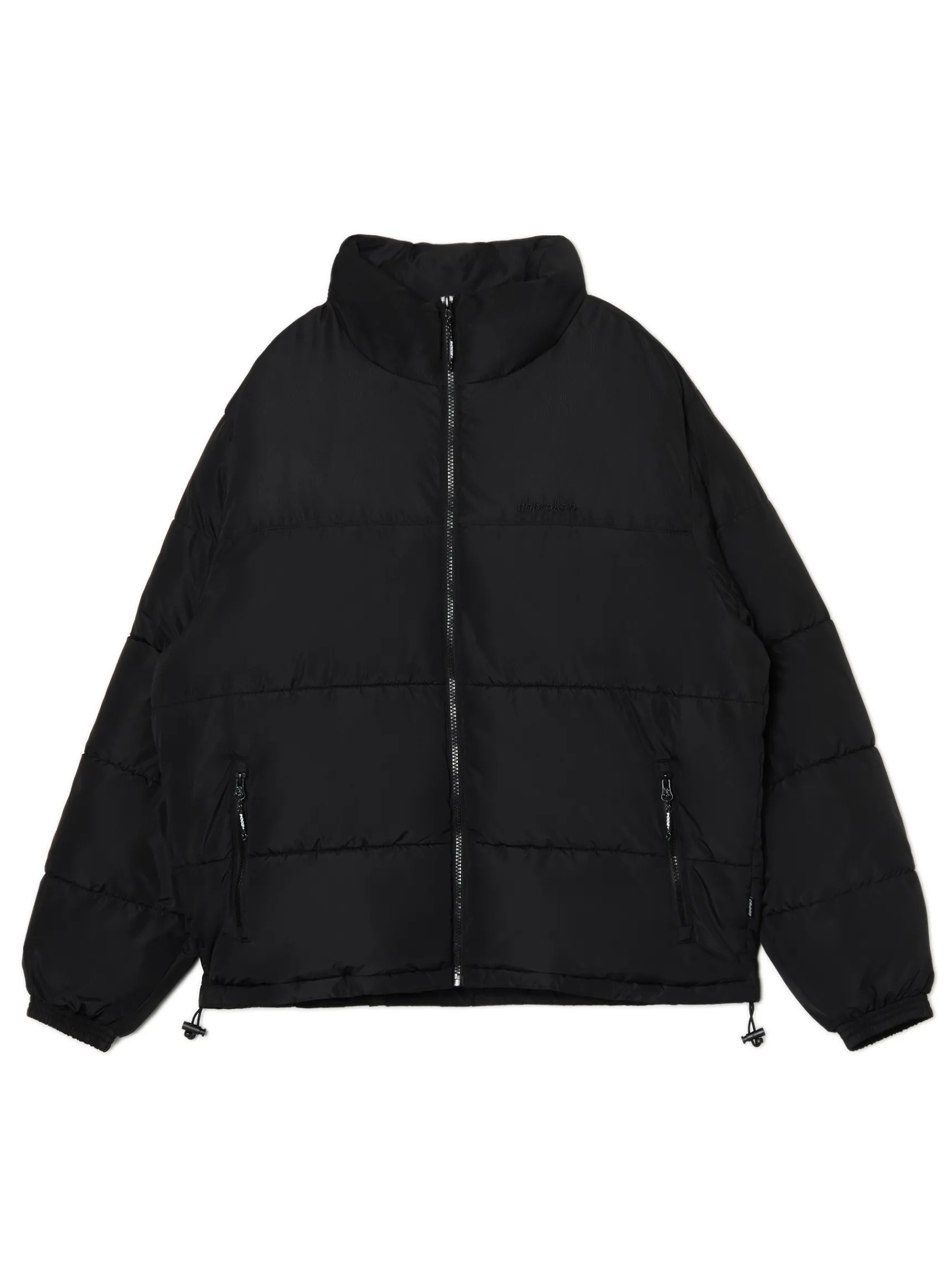 Discount Cropp Czarna kurtka puffer czarny