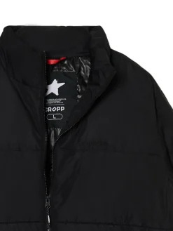Discount Cropp Czarna kurtka puffer czarny