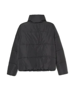 Hot Cropp Czarna kurtka puffer czarny