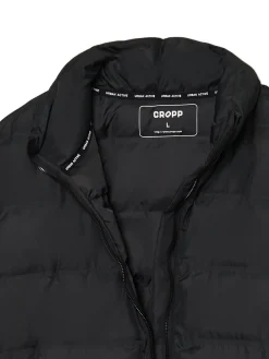Outlet Cropp Czarna kurtka pufferka czarny