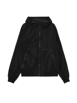 Fashion Cropp Czarna lekka kurtka z kapturem czarny