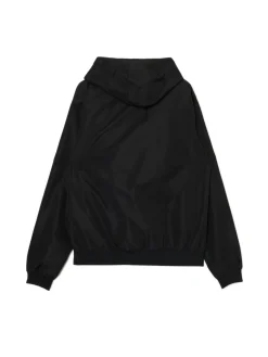 Fashion Cropp Czarna lekka kurtka z kapturem czarny