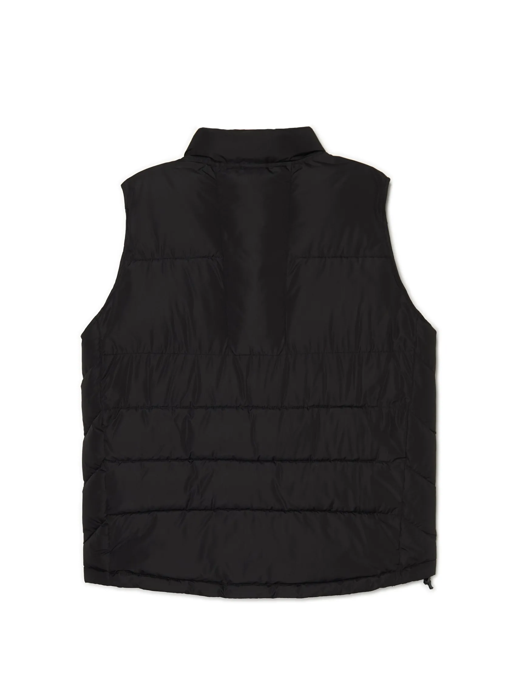 Sale Cropp Czarna pikowana kamizelka czarny