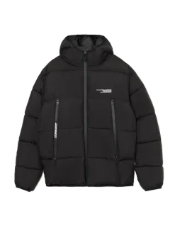 New Cropp Czarna pikowana kurtka puffer czarny