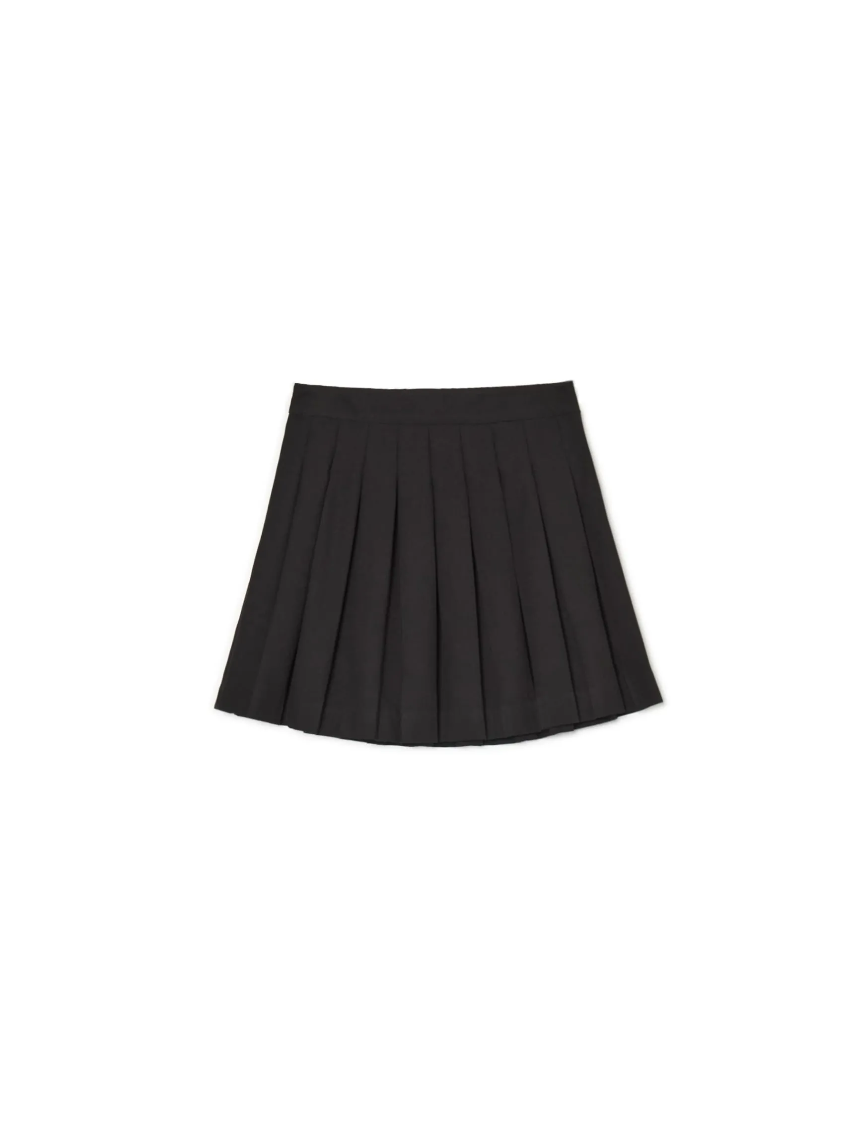 New Cropp Czarna plisowana spódniczka mini czarny