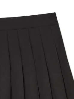 New Cropp Czarna plisowana spódniczka mini czarny