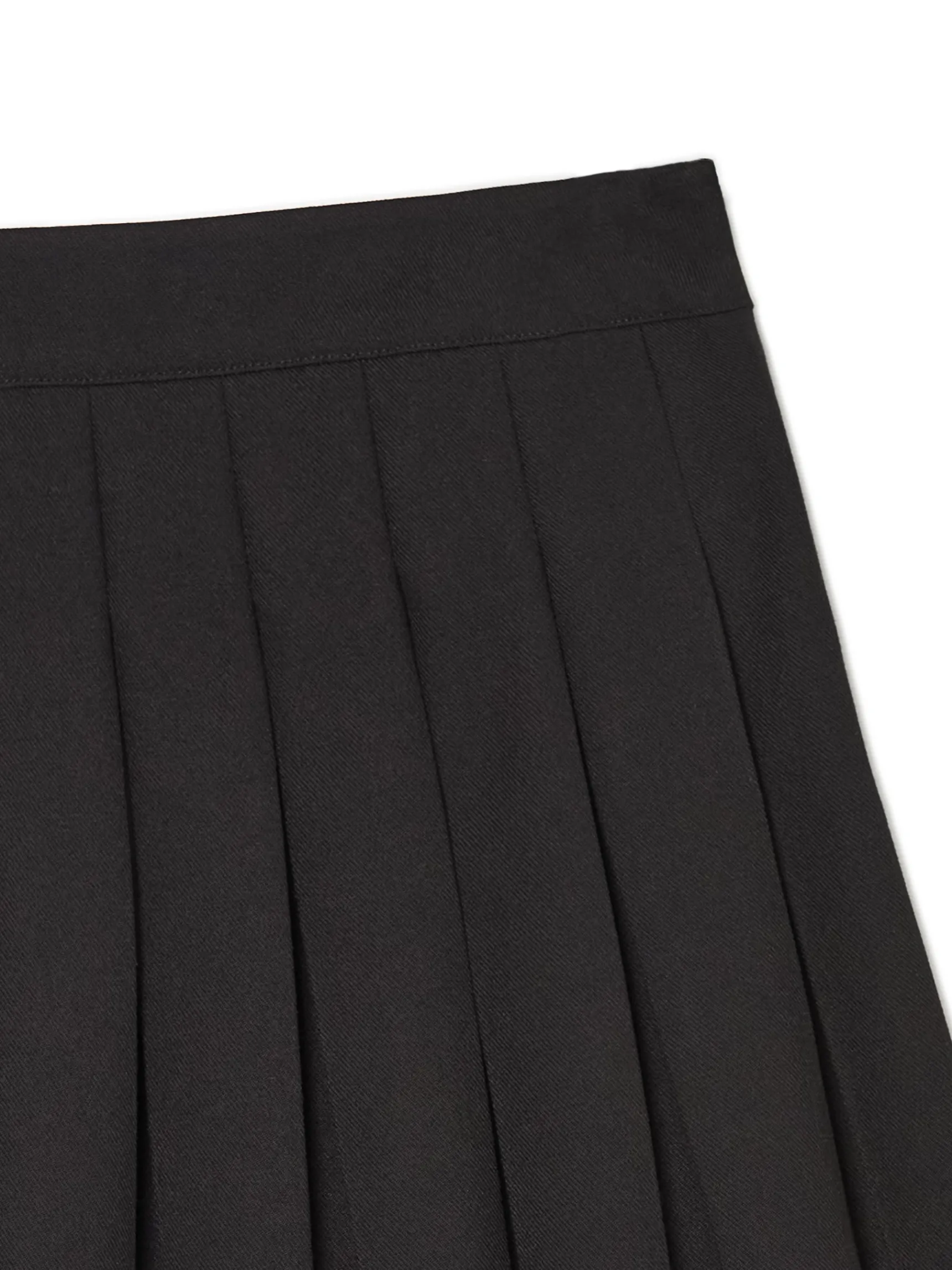 New Cropp Czarna plisowana spódniczka mini czarny