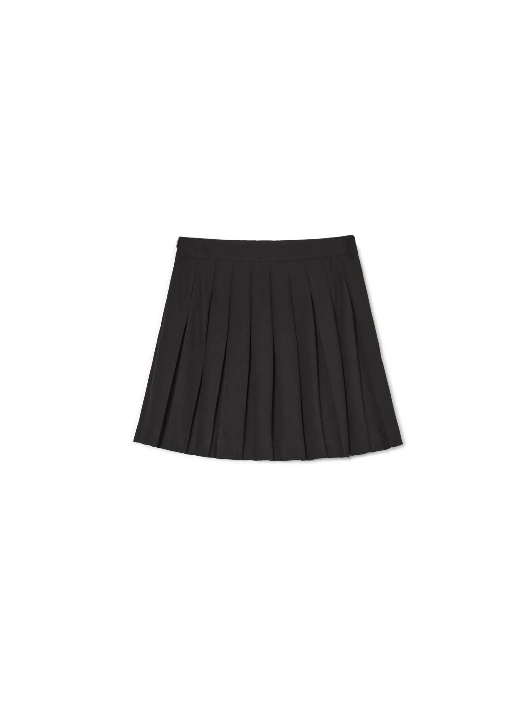 New Cropp Czarna plisowana spódniczka mini czarny