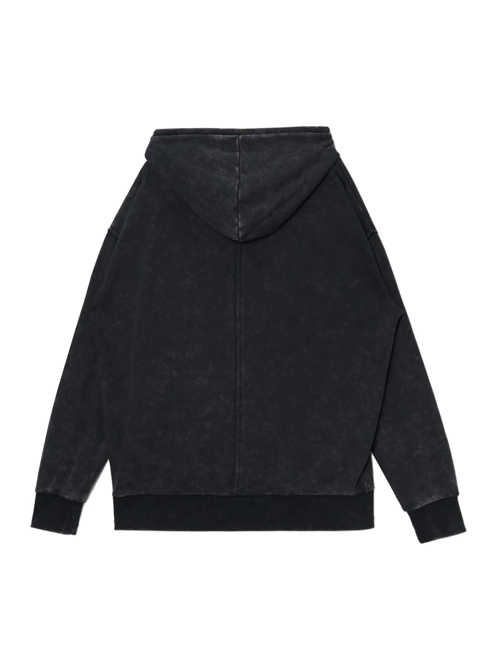 Sale Cropp Czarna rozpinana bluza z kapturem czarny