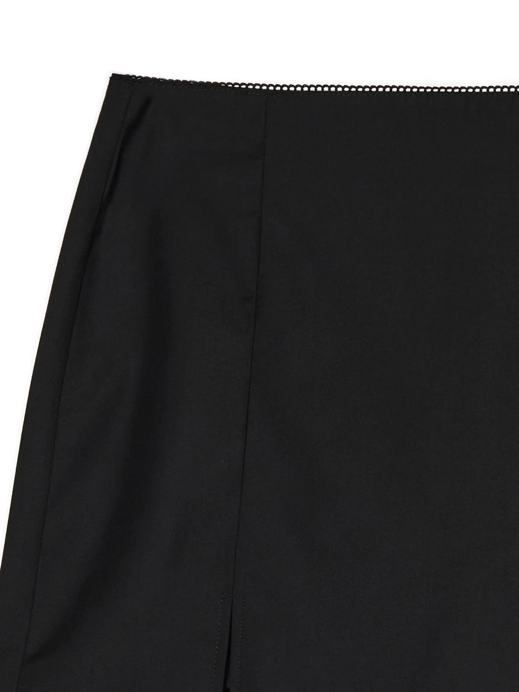 Discount Cropp Czarna spódnica mini z wiskozą czarny