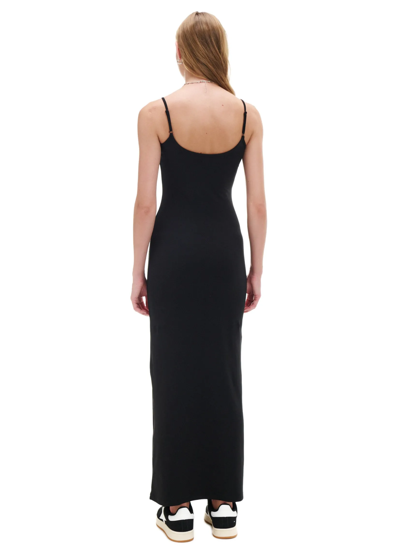 Best Cropp Czarna sukienka maxi czarny