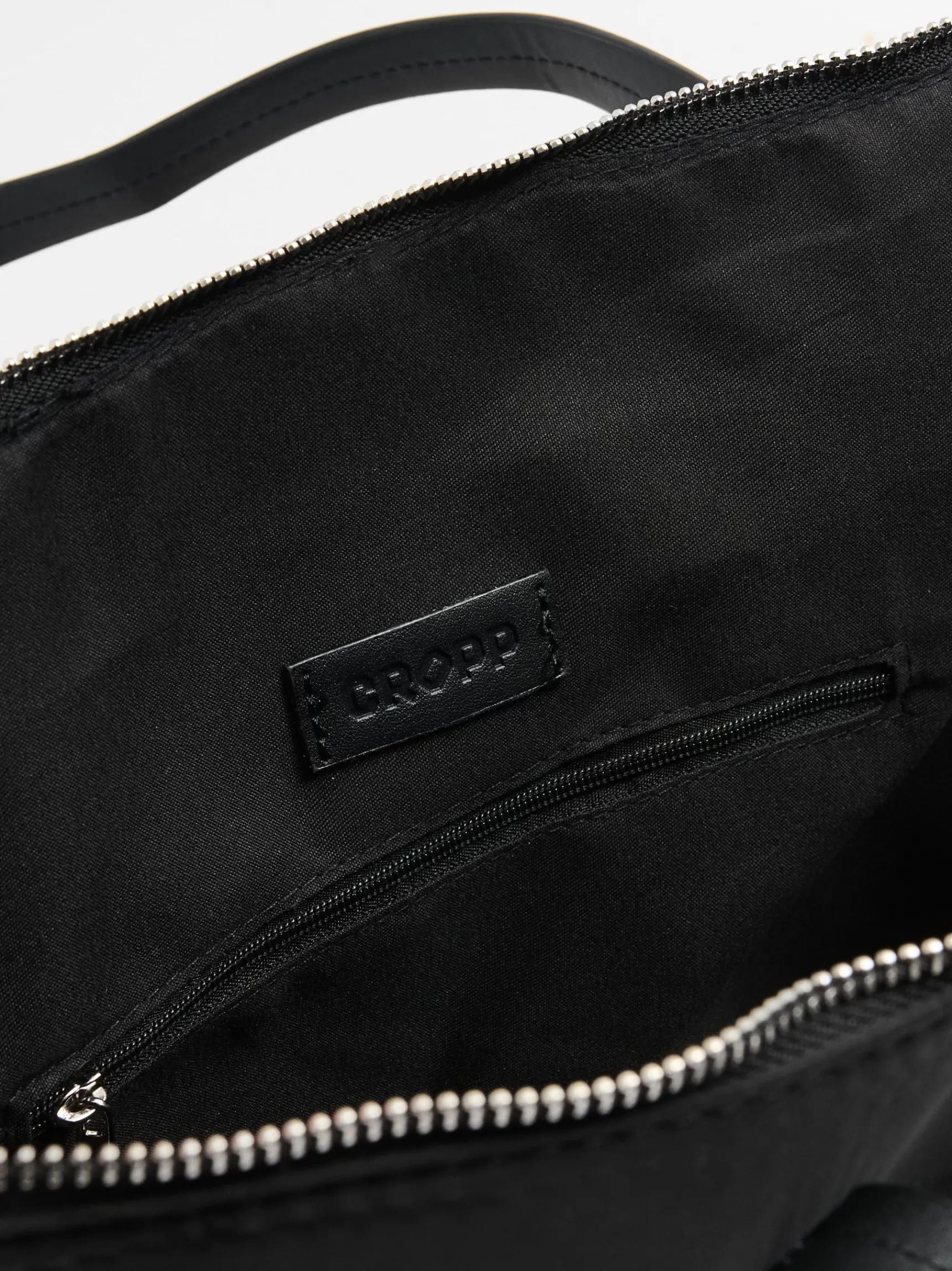 New Cropp Czarna torebka shopper czarny