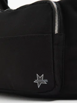 New Cropp Czarna torebka z kieszonkami czarny
