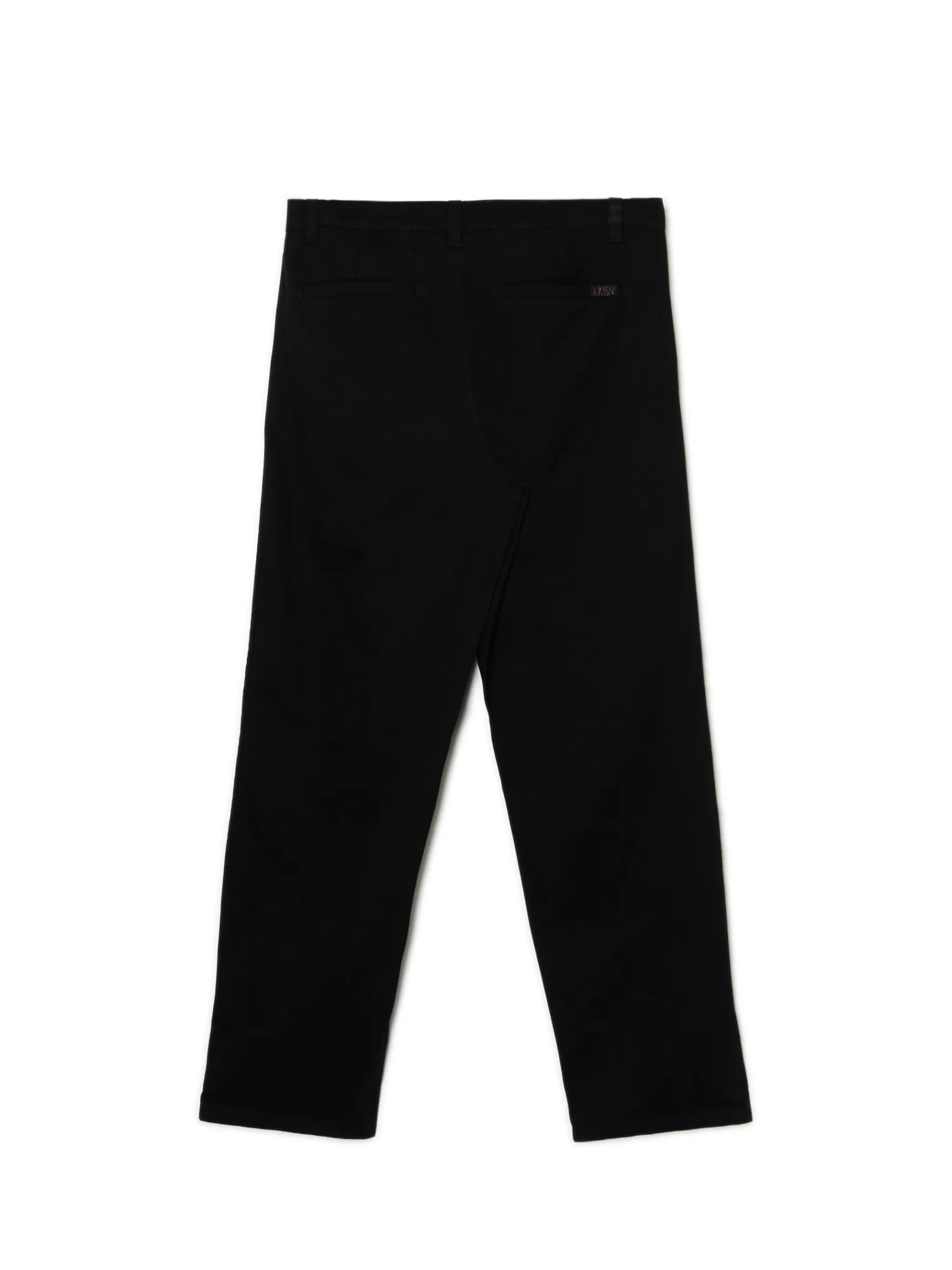 Fashion Cropp Czarne bawełniane spodnie loose czarny