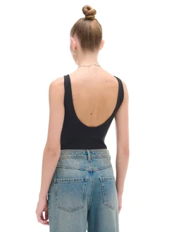 Sale Cropp Czarne body czarny